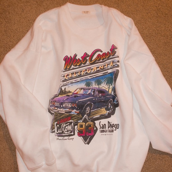 Brandy Melville Sweaters - John Galt West Coast Crew Sweatshirt